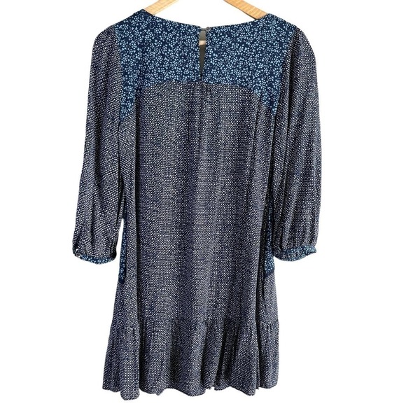 Anthropologie Holding Horses Paix Tunic Prairie Floral‎ Print Mini Dress Blue, 2 - Picture 11 of 13